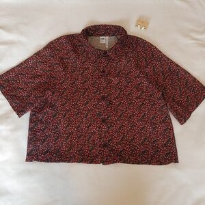 Floral Button-Up Shirt